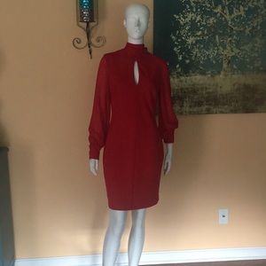 Belle Badgley Mischka Red dress size 4